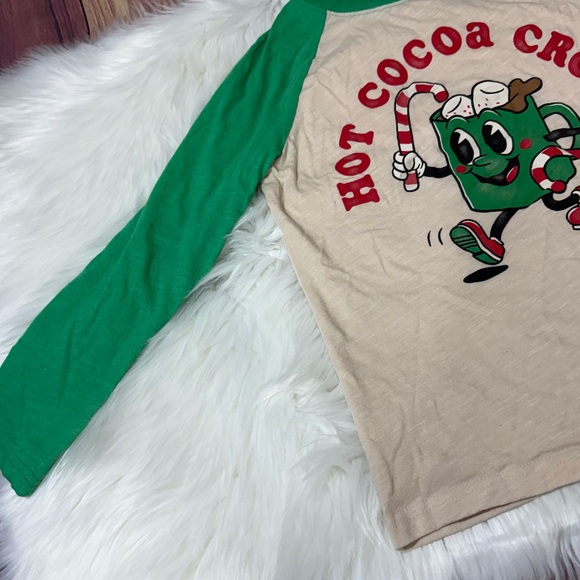 Jumping Beans Festive Holiday Raglan Shirt – Kids Size 7 - Picture 7 of 13